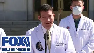 Trump's medical team holds press briefing at Walter Reed Medical Center