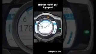 triumph rocket gt 3 top speed #bike #2500ccbike #shorts #bike #bikelife #biker #trending #moto