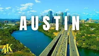 Austin, Texas USA 4k UHD | Drone footage