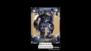 DMK figure Transformer Barricade decepticon by boda studio