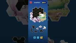 jigsaw Hexa Block puzzle game 🧩 #androidgame #like #jigsawpuzzle #please #gaming plz💤 subscribe