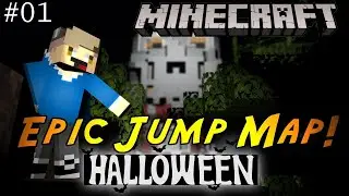 Epic Jump Map Halloween - Minecraft Parkour Map Part #1
