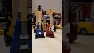 Guitar, Bas, Violin, Petit block #metal #guitar #acapella #manybricks