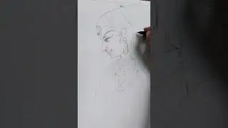 #sketching💜💜#Bani thani painting#subscribe #youtubeshorts #KVartgallery