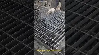 European Standard Steel Grating Manufacturing 🔥 From Raw Steel to Industrial Perfection! #grating