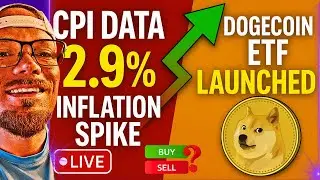 💰Crypto LIVE Trading: CPI Data + First US Dogecoin ETF (DOJE) LAUNCH DELAY &mdash; What YOU Need to Know