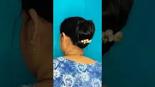 &ldquo;Salon Style Juda at Home | Zero Cost, Super Stylish!&rdquo;#youtubeshorts #trending #shorts