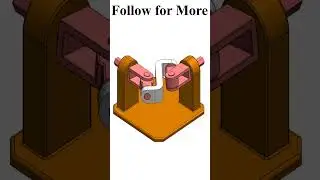 Gearless power transmission. #solidworks #engineering #solidworksshorts #cadshorts #foryou ytshorts