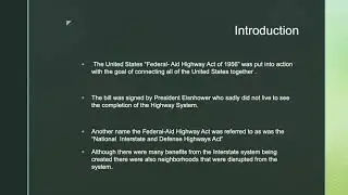 United States Federal-Aid Highway Act of 1956