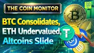 BTC консолидируется, ETH недооценен, альткоины падают | Монитор криптовалют | 3.0 TV