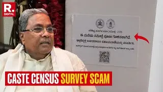 Karnataka Government Caught In Caste Census Servey Scam, Bengaluru Homes Stickered Without Survey