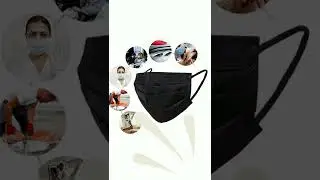 Wecolor 100 PCS Disposable 3 Ply Earloop Face Masks, Suitable for Home, #shorts (Black)