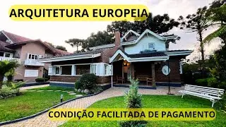 A 100 METROS DO LAGO NEGRO DE GRAMADO CASA COM ARQUITETURA TÍPICA EUROPEIA