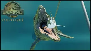 CREATING THE NEW LAGOON AND FEEDING THE MOSASAURUS | JURASSIC WORLD EVOLUTION 2