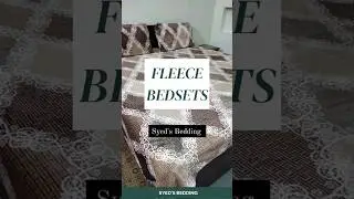 FLEECE BEDSETS #bedding #bedspread #homedecor #bedsheets #blanket #nishat #homestyle #explore #short