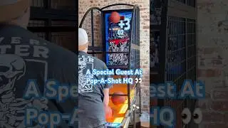 A Special Guest at Pop-A-Shot 👀 #popashot #arcadebasketball