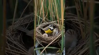 Great Reed Warbler Nest: A Breathing Ring in the Reeds #warbler #birds #wildlife #birdnest #nature