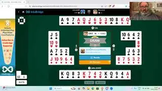 5 hands against top bridge player Luc Bellicaud - 9th January 2026