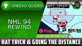 NHL 94 Rewind - Hat Trick & Going The Distance | Achievement / Trophy Guide (Xbox Game Pass)