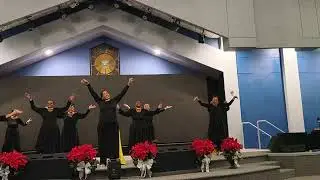Dress rehearsal with wings