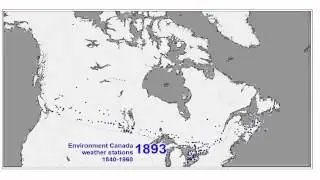 Environment Canada Weather Stations, 1840-1960