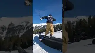 INSANE training lap #ski  #wintersport  #skis  #parkski