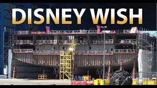 4K | DISNEY WISH is still under construction at Meyer Neptun Shipyard Rostock | Update August 2020