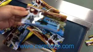 Horizontal Flow Wrap Small Cookies Packing Machine
