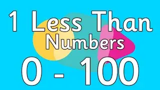 1 LESS THAN Numbers up to 100 with Miss Ellis #lessthan #subtractone