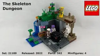 Lego Minecraft - The Skeleton Dungeon - Set 21189 - 2022