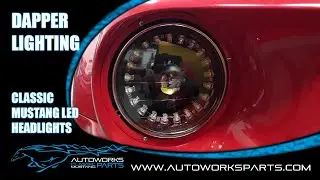 Classic Mustang L.E.D Headlight - Dapper Lighting Seven - Autoworks Parts