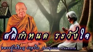 สติกำหนดระวังใจ เสียงธรรมเทศนา หลวงปู่เหรียญ วรลาโภ  #ธรรมะ #สมาธิ #หลวงปู่เหรียญ