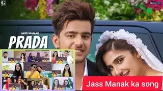 PRADA - JASS MANAK (Official Video) REACTION MASHUP | Hani Reaction Mashup