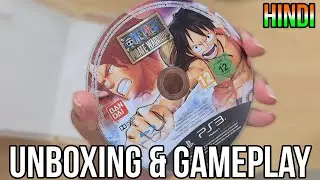 ONE PIECE PIRATE WARRIORS (PS3) Unboxing & Gameplay - HINDI