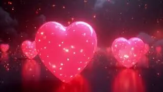 Neon Lights Love Heart Tunnel Motion Background Movement 4k Video Loop Free Hintergrund Bildschirm