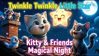 Twinkle Twinkle Little Star - Kitty & Friends - Magical Night