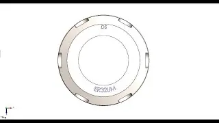 How to model a Ghiera clamping nut