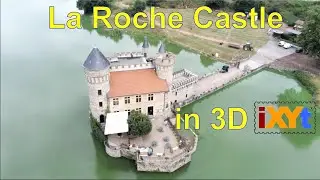 Ch&acirc;teau de La Roche, Saint-Priest-la-Roche, Loire, France in 3D-iXYt side-by-side video for VR