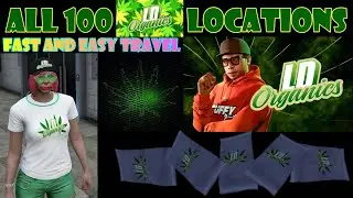 All 100 LD Organic Locations Guide 🌿 Fast And Easy Travel Route 🪅 Collectible Guide | GTA 5 Online