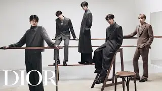 TOMORROW X TOGETHER dressed in Dior Men&rsquo;s Winter 2024-2025