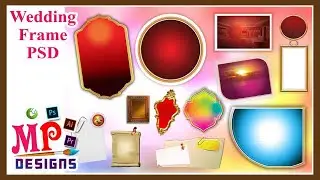 Wedding frame psd | Free psd file | Mp Designs