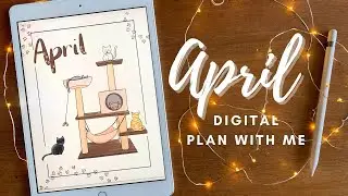 APRIL 2021 Bullet Journal Setup | Digital Plan with Me | Goodnotes & Procreate