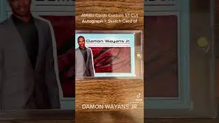 AMiBa Cards Custom 1/1 Cut Autograph + Sketch Card of DAMON WAYANS! For Sale! #amibacards