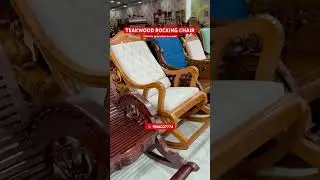 Rocking chair | Relaxing chair | Teakwood chair #rockingchair #vijayawada #homedecor #furniture