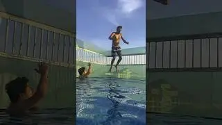 😱TSG JASH Challenge Him To Jump In Deepest Pool in Thailand 🇹🇭 [ Deadliest Pool ] #shorts