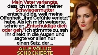 Meine Familie zwang mich zur Entschuldigung bei meiner reichen Schwiegermutter — ich blamierte sie.