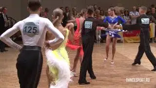 Egor Perepelitsyn - Maria Barykina, RUS, 1/2 Cha-Cha-Cha