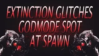 COD Ghosts Extinction Mode Glitches - God Mode Spot At Spawn!