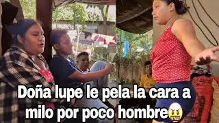 Milo revienta de coraje y le reclama a china//usted andaba de caliente con comanche en la moto