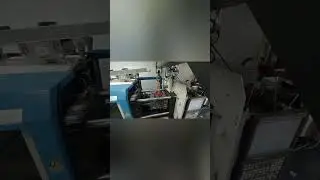 Injection molding machine.  Mold change